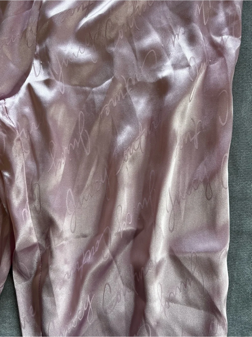 Juicy Couture satin lounge